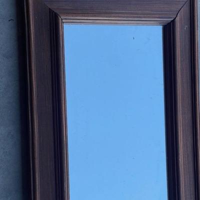 Sale Photo Thumbnail #216: beautiful wooden frame mirror