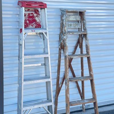 Sale Photo Thumbnail #222: one aluminum and one wooden