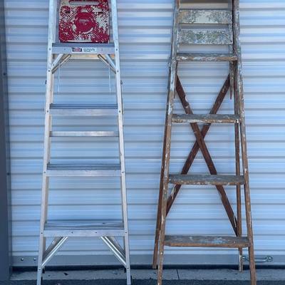 Sale Photo Thumbnail #221: one aluminum and one wooden