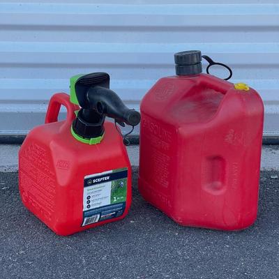 Sale Photo Thumbnail #228: Pair of 2 gas cans