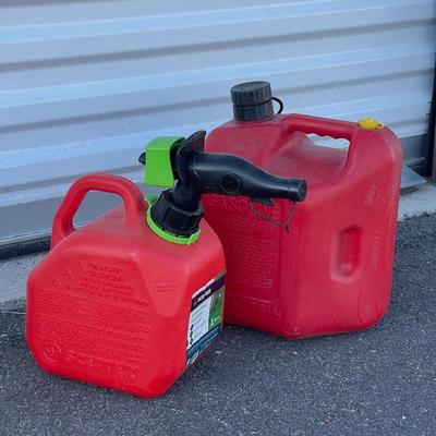 Sale Photo Thumbnail #229: Pair of 2 gas cans