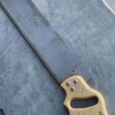 Sale Photo Thumbnail #235: Miter box with saw