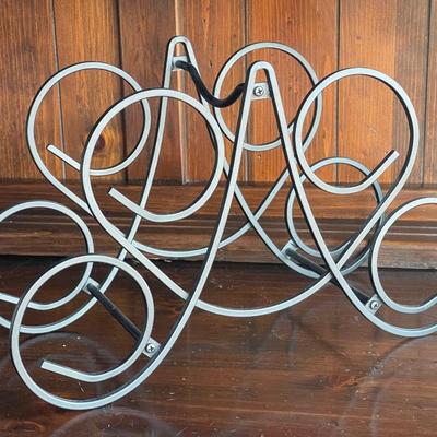 Sale Photo Thumbnail #237: metal wine rack