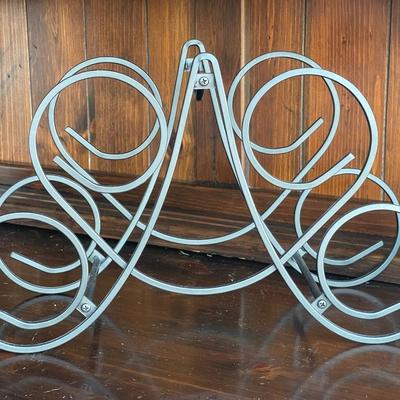 Sale Photo Thumbnail #238: metal wine rack