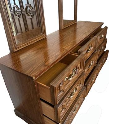 Bassett 9 Drawer Long Dresser
