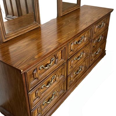 Bassett 9 Drawer Long Dresser