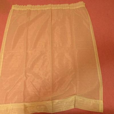 Sheer curtains
