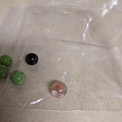 Miscellaneous group, bells,candle,marbles