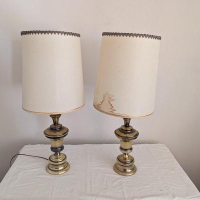 Pair of vintage Large Lamps