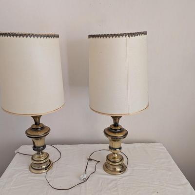 Pair of vintage Large Lamps