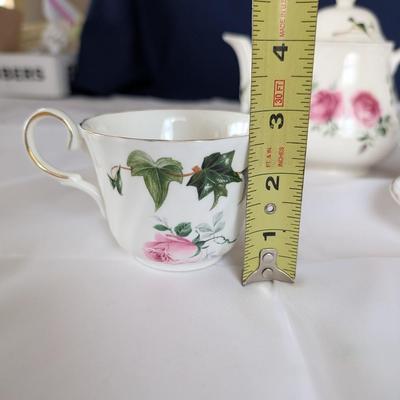 Tea Pot and Tea Cups.