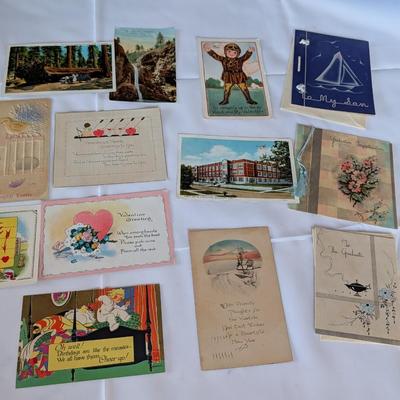 Vintage post cards, and Invitation's from the 1920's
