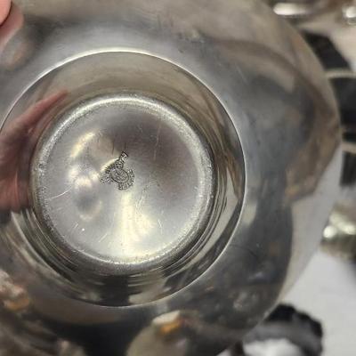 Sale Photo Thumbnail #109: Lot of misc metal pieces...pewter and silverplate