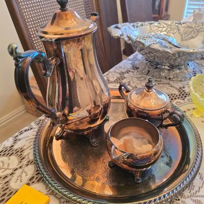 Silver tea set