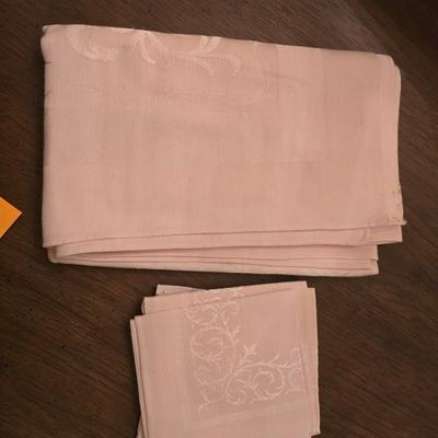 Table cloth and 6 napkins