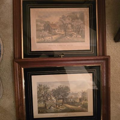Currier and Ives Prints