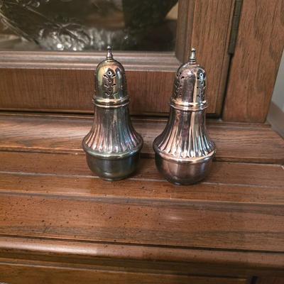 International Silver Company salt and pepper set
