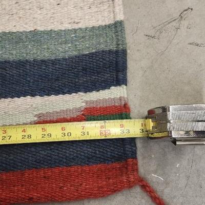 Sale Photo Thumbnail #145: Bright colored, smaller rug is cotton. The other is gorgeous wool