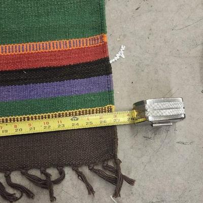 Sale Photo Thumbnail #148: Bright colored, smaller rug is cotton. The other is gorgeous wool