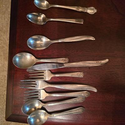 TWA and Rogers Bro silverware