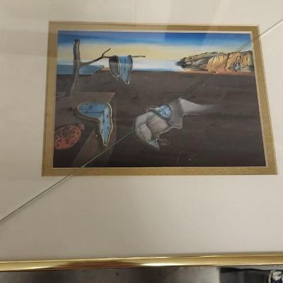 Sale Photo Thumbnail #215: Mirror, Dali (glass is cracked) and square print