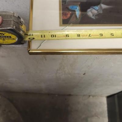 Sale Photo Thumbnail #216: Mirror, Dali (glass is cracked) and square print