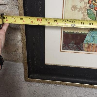 Sale Photo Thumbnail #219: Mirror, Dali (glass is cracked) and square print