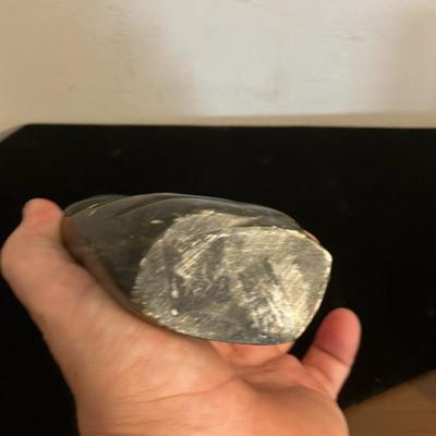 Hand-Carved Shona Stone Sculpture - Kissing Lovers Embrace, 6 Inches, Authentic African Art