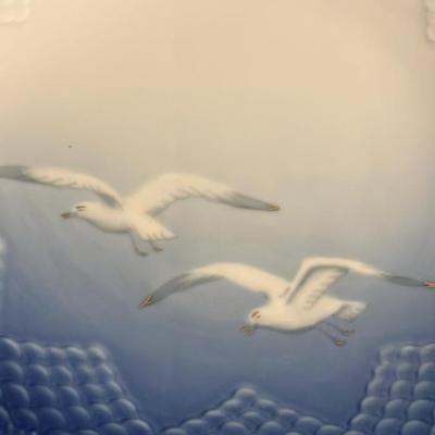 Vintage B&G Copenhagen Porcelain Seagull Plate, Denmark