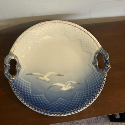 Vintage B&G Copenhagen Porcelain Seagull Plate, Denmark
