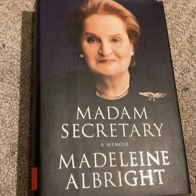 Signed 1st Large Print Edition - "Madam Secretary" by Madeleine Albright - Rare Memoir!