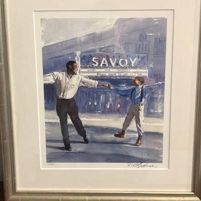 E.B. Lewis Pencil Signed Limited Edition Lithograph Print 18” x 20”