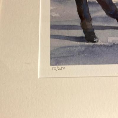 E.B. Lewis Pencil Signed Limited Edition Lithograph Print 18” x 20”