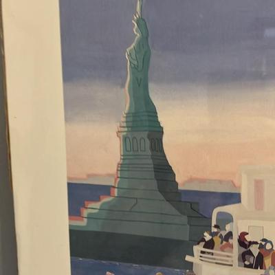 Joni Levy Liberman 1985 Print “A Bright New Beginning” Signed in Lithograph 13.5”w x 18.5”h