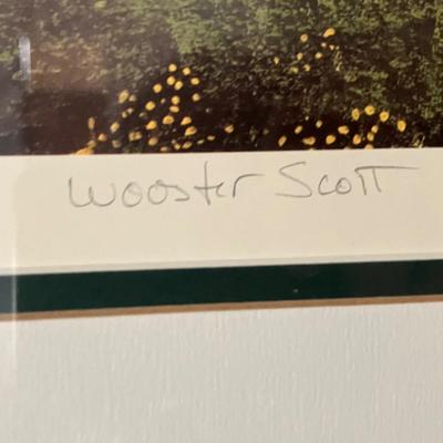 Jane Wooster Scott Signed Lithograph Down Memory Lane, print, signed, limited print 35” x 22”