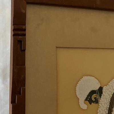 Joe Hilario Herrera (See-Ru), Signed, Vintage Cochiti Pueblo Gouache: Eagle Dancer 13" x 17