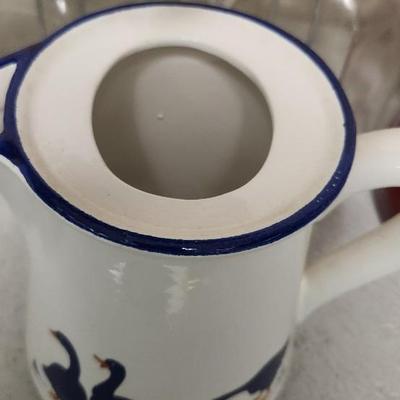 Sale Photo Thumbnail #250: Kitchen Geese and Ducks canisters, teapot and nesting bowls