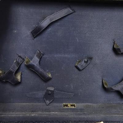 Sale Photo Thumbnail #294: That case might have been a salesman case or bar case, it is filled with cards, buttons, keychains, advertising give aways etc.