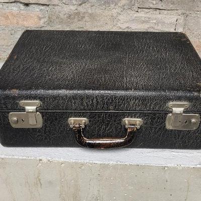 Sale Photo Thumbnail #292: That case might have been a salesman case or bar case, it is filled with cards, buttons, keychains, advertising give aways etc.