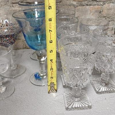 Sale Photo Thumbnail #343: Lot of misc stemware