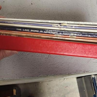 Sale Photo Thumbnail #359: Lot of misc records, lots of country, some elvis you can come look through them if you want.