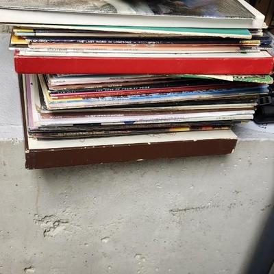 Sale Photo Thumbnail #361: Lot of misc records, lots of country, some elvis you can come look through them if you want.