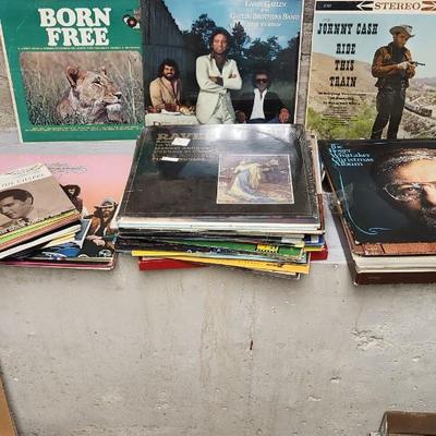 Sale Photo Thumbnail #354: Lot of misc records, lots of country, some elvis you can come look through them if you want.