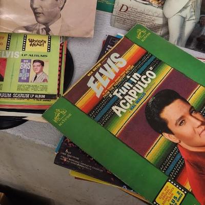 Sale Photo Thumbnail #358: Lot of misc records, lots of country, some elvis you can come look through them if you want.