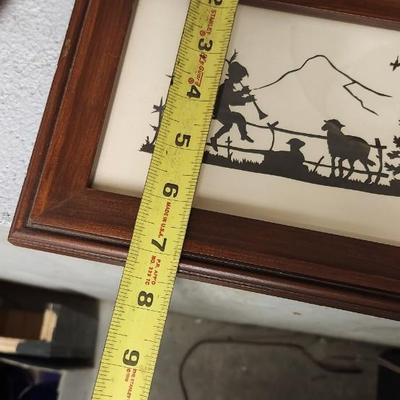 Sale Photo Thumbnail #364: Paper cutting art, lamp shade with old ball jar and a great red tidbit