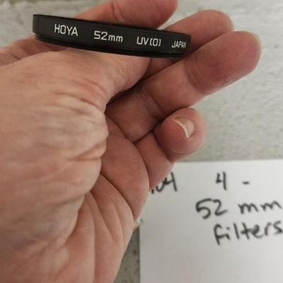 Sale Photo Thumbnail #471: Lot of 3 - 52mm filters. Fits small flat rate box