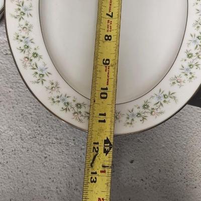 Sale Photo Thumbnail #546: Lot of plates, serving pieces, a pair of beautiful espresso cups