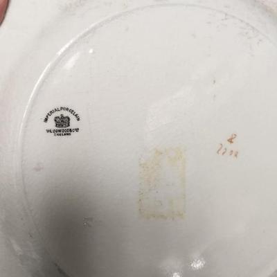 Sale Photo Thumbnail #555: Lot of plates, serving pieces, a pair of beautiful espresso cups