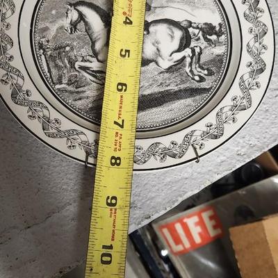 Sale Photo Thumbnail #559: Lot of plates, serving pieces, a pair of beautiful espresso cups