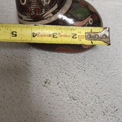 Sale Photo Thumbnail #582: Toluna cat, small woven "rug" a gorgeous blown finger bowl and some littles